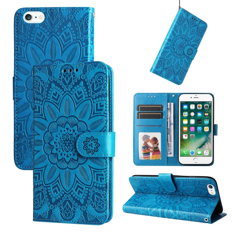 Embossed Sunflower Leather Phone Case, For iPhone 11 Pro Max, For iPhone X / XS, For iPhone XR, F...