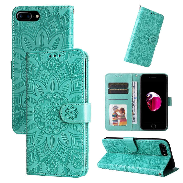 Embossed Sunflower Leather Phone Case, For iPhone 11 Pro Max, For iPhone X / XS, For iPhone XR, F...