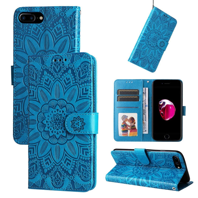 Embossed Sunflower Leather Phone Case, For iPhone 11 Pro Max, For iPhone X / XS, For iPhone XR, F...