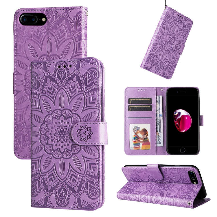 Embossed Sunflower Leather Phone Case, For iPhone 11 Pro Max, For iPhone X / XS, For iPhone XR, F...
