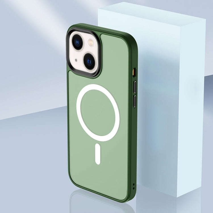 Skin Feel TPU + Frosted PC MagSafe Phone Case, For iPhone 14, For iPhone 14 Plus, For iPhone 14 P...