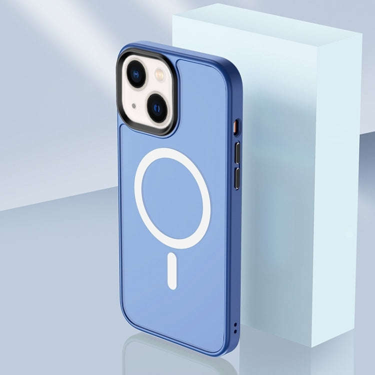 Skin Feel TPU + Frosted PC MagSafe Phone Case, For iPhone 14, For iPhone 14 Plus, For iPhone 14 P...