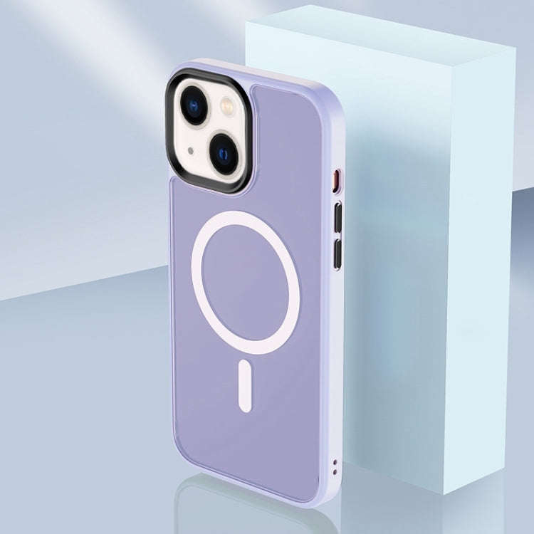 Skin Feel TPU + Frosted PC MagSafe Phone Case, For iPhone 14, For iPhone 14 Plus, For iPhone 14 P...