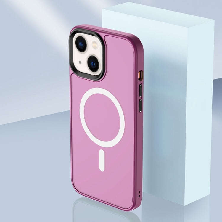 Skin Feel TPU + Frosted PC MagSafe Phone Case, For iPhone 14, For iPhone 14 Plus, For iPhone 14 P...