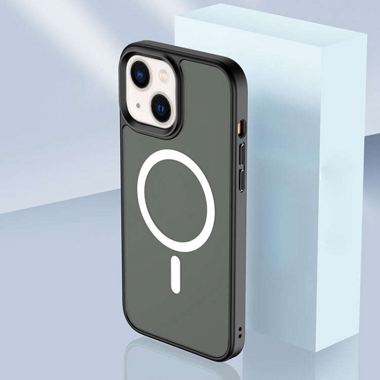 Skin Feel TPU + Frosted PC MagSafe Phone Case, For iPhone 14, For iPhone 14 Plus, For iPhone 14 P...