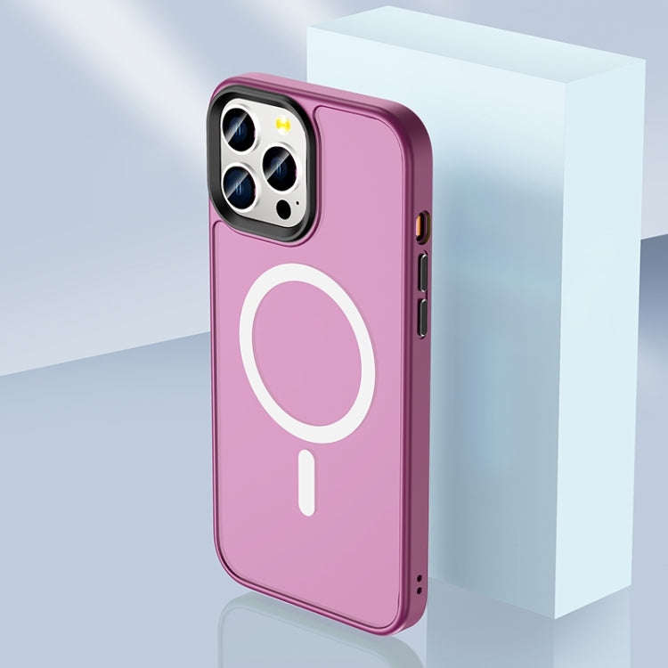 Skin Feel TPU + Frosted PC MagSafe Phone Case, For iPhone 14, For iPhone 14 Plus, For iPhone 14 P...