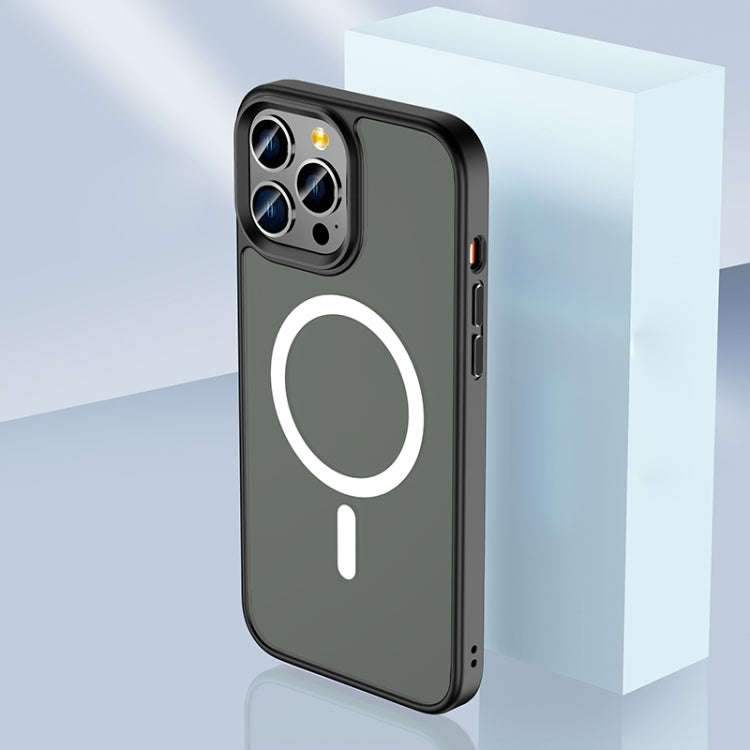 Skin Feel TPU + Frosted PC MagSafe Phone Case, For iPhone 14, For iPhone 14 Plus, For iPhone 14 P...