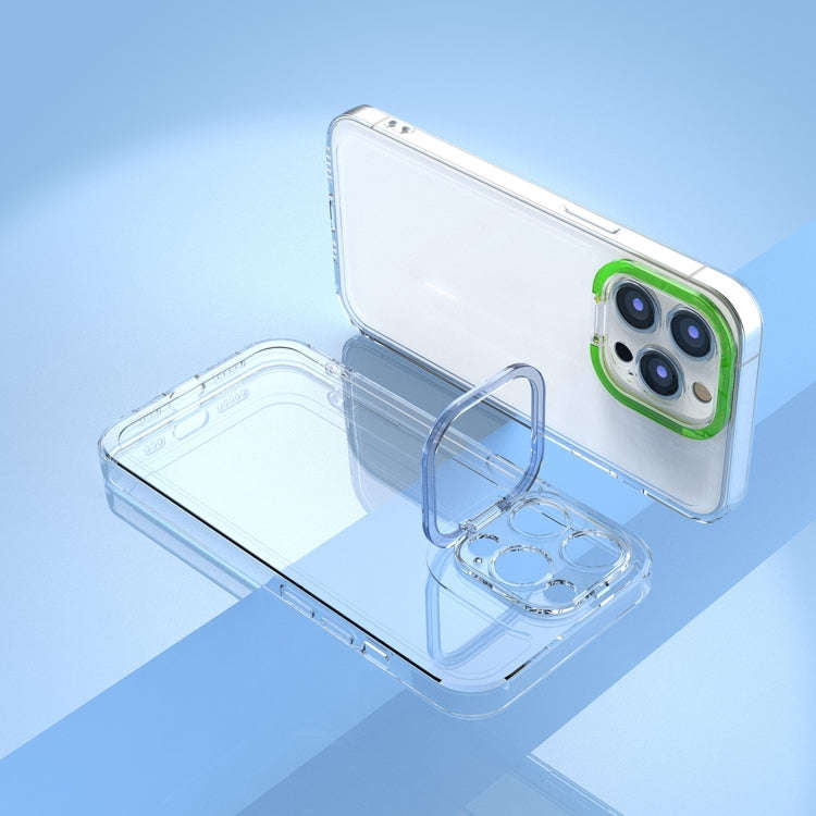 Transparent Invisible Bracket Shockproof Phone Case, For iPhone 14, For iPhone 14 Plus, For iPhon...
