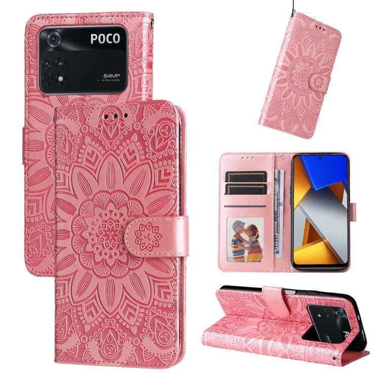 Embossed Sunflower Leather Phone Case, For Xiaomi Redmi Note 10 5G, For Xiaomi Redmi Note 10 Pro ...