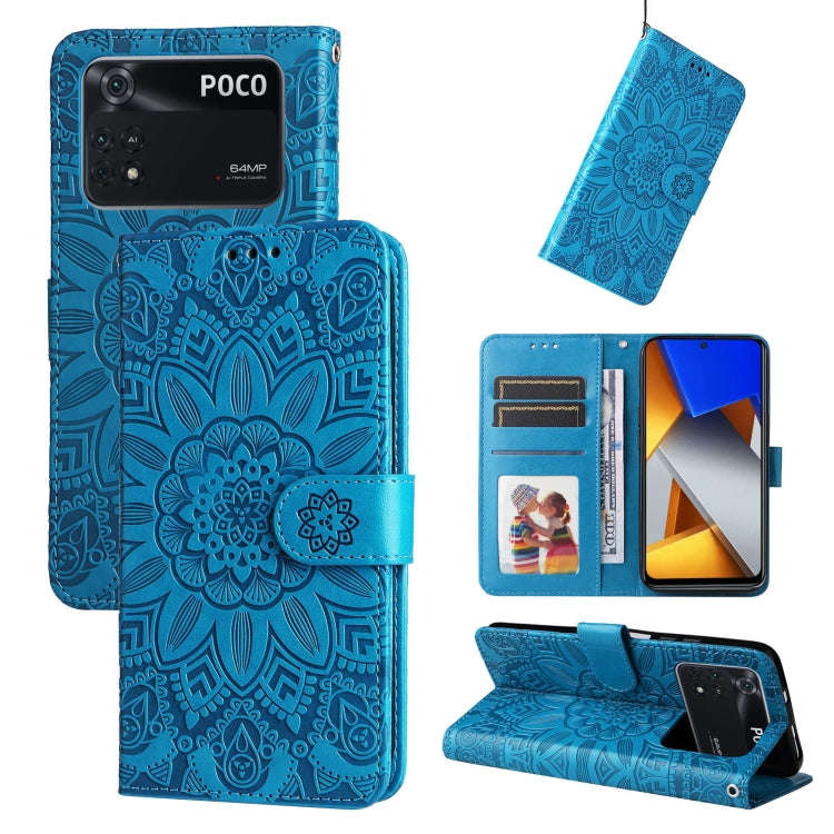Embossed Sunflower Leather Phone Case, For Xiaomi Redmi Note 10 5G, For Xiaomi Redmi Note 10 Pro ...