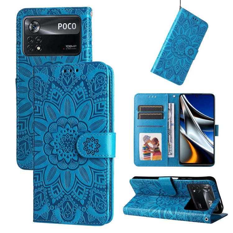 Embossed Sunflower Leather Phone Case, For Xiaomi Redmi Note 10 5G, For Xiaomi Redmi Note 10 Pro ...