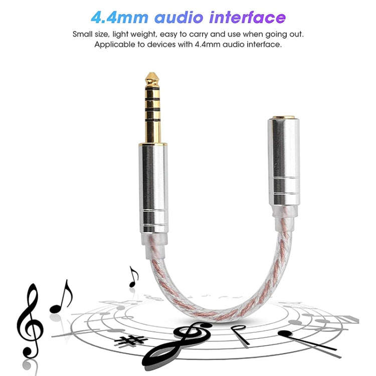 ZS0156 Balanced Inter-conversion Audio Cable, 4.4 Balance Male to 3.5 Stereo Female, 4.4 Balanced...