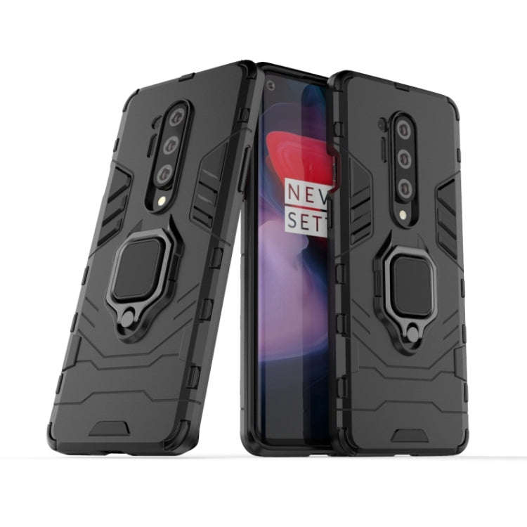 PC + TPU Shockproof Protective Case with Magnetic Ring Holder, For OnePlus 8 Pro, For OnePlus 8, ...