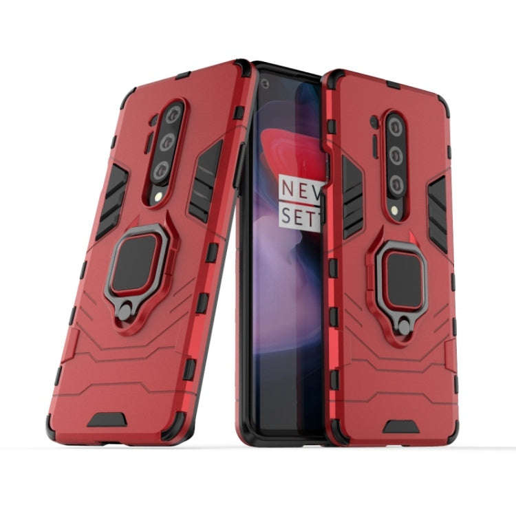 PC + TPU Shockproof Protective Case with Magnetic Ring Holder, For OnePlus 8 Pro, For OnePlus 8, ...