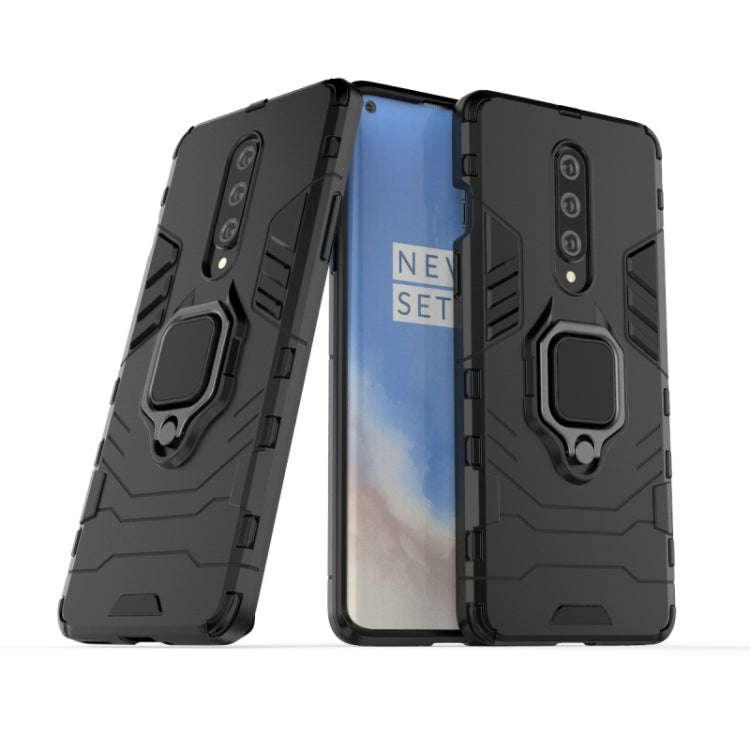 PC + TPU Shockproof Protective Case with Magnetic Ring Holder, For OnePlus 8 Pro, For OnePlus 8, ...