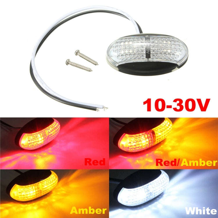 4 PCS MK-184 DC10-30V Truck Two-color Side Clearance Maker Light