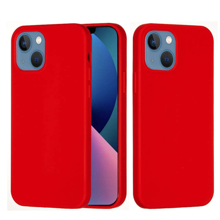 Solid Color Silicone Phone Case, For iPhone 14, For iPhone 14 Plus, For iPhone 14 Pro, For iPhone...