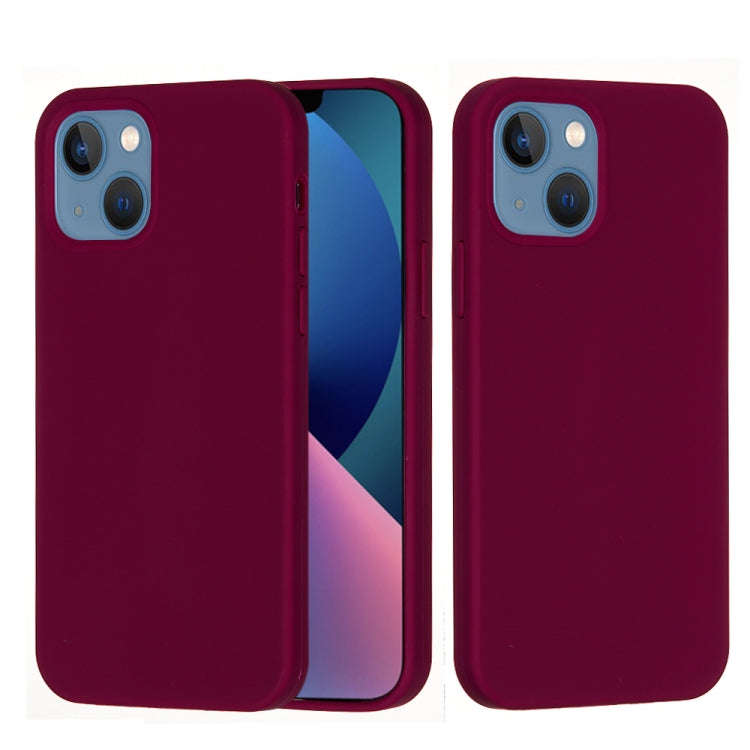 Solid Color Silicone Phone Case, For iPhone 14, For iPhone 14 Plus, For iPhone 14 Pro, For iPhone...