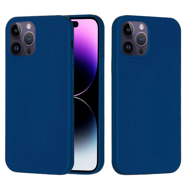 Solid Color Silicone Phone Case, For iPhone 14, For iPhone 14 Plus, For iPhone 14 Pro, For iPhone...