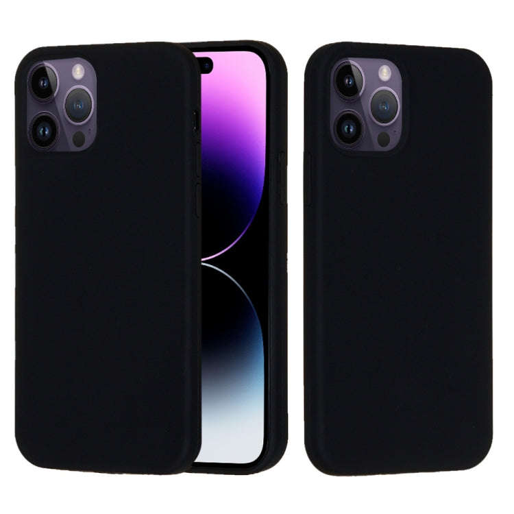 Solid Color Silicone Phone Case, For iPhone 14, For iPhone 14 Plus, For iPhone 14 Pro, For iPhone...