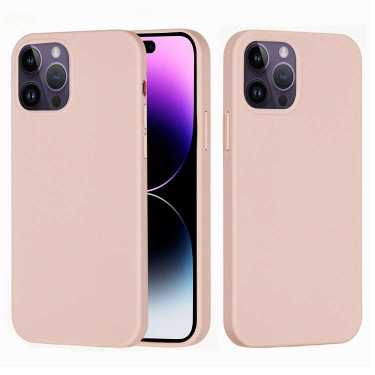 Solid Color Silicone Phone Case, For iPhone 14, For iPhone 14 Plus, For iPhone 14 Pro, For iPhone...