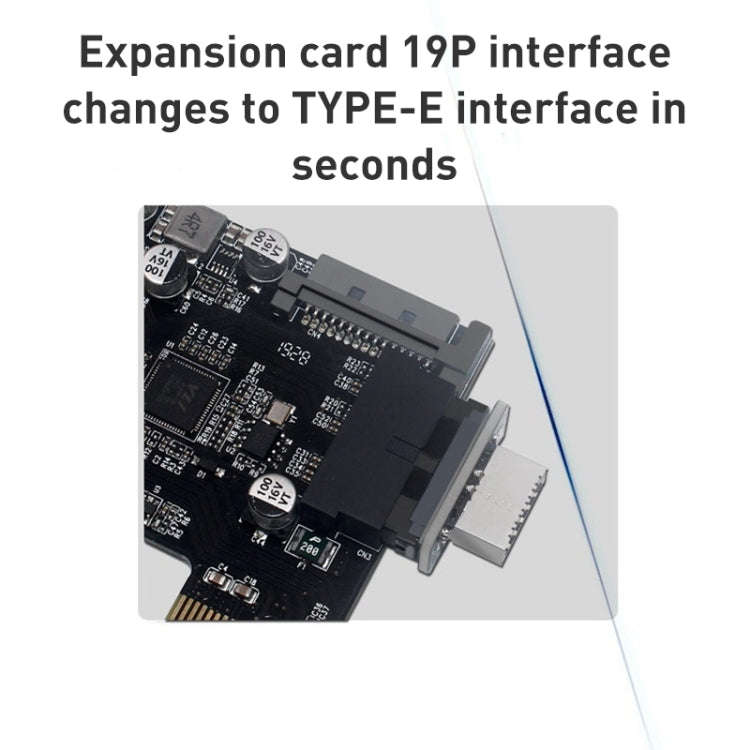 10 PCS 73S Mainboard USB 3.0 19P/20P to Type-E90 Degree Adapter, 10pcs