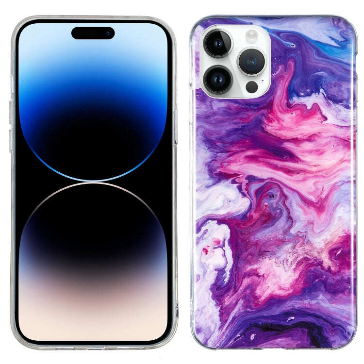 IMD Marble TPU Phone Case, For iPhone 14, For iPhone 14 Plus, For iPhone 14 Pro, For iPhone 14 Pr...
