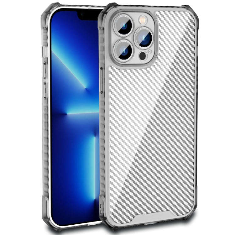Carbon Fiber Texture Shockproof Phone Case, For iPhone 14, For iPhone 14 Plus, For iPhone 14 Pro ...