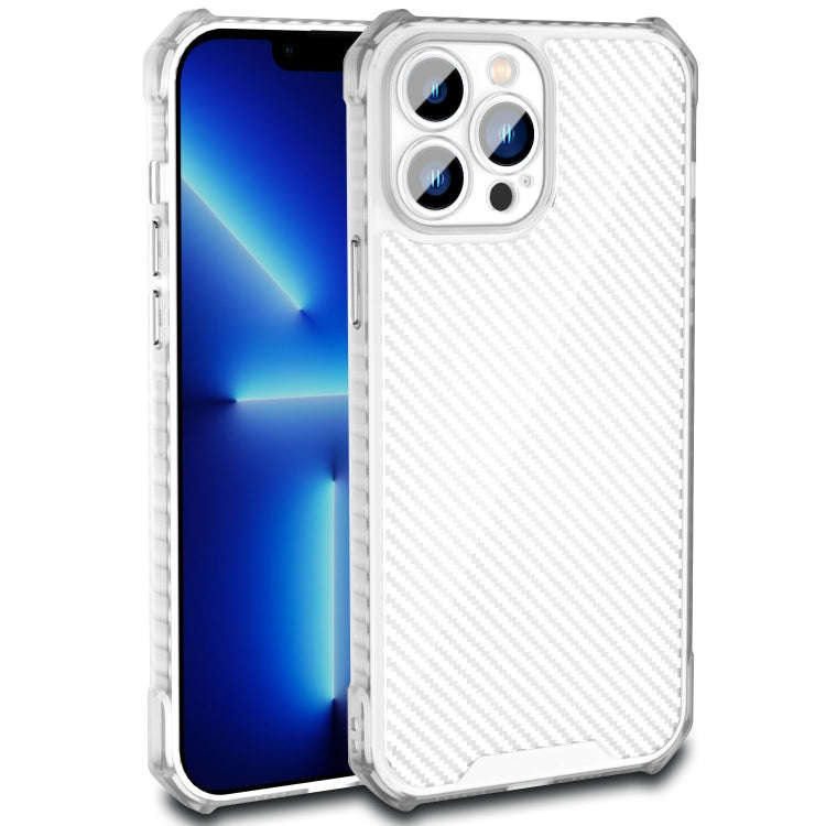 Carbon Fiber Texture Shockproof Phone Case, For iPhone 14, For iPhone 14 Plus, For iPhone 14 Pro ...