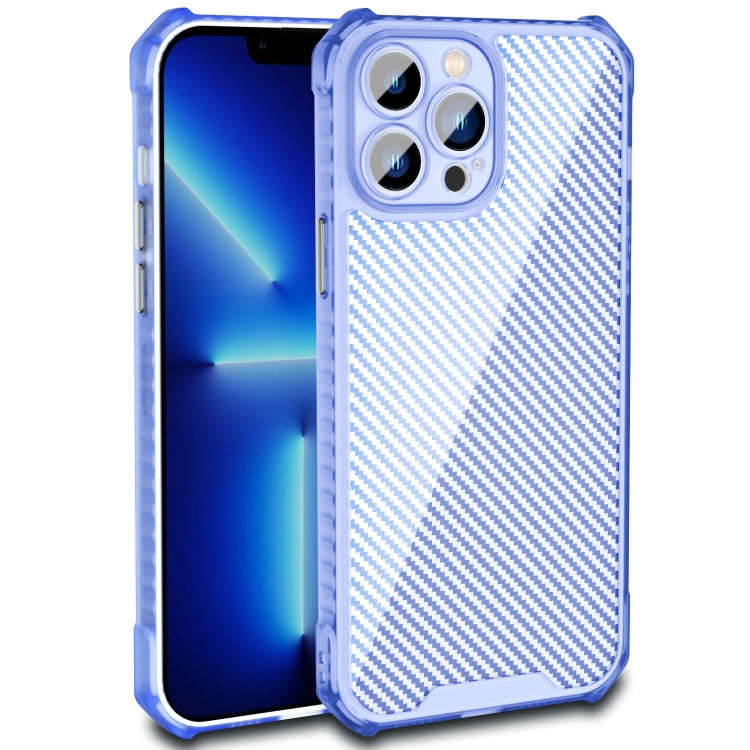 Carbon Fiber Texture Shockproof Phone Case, For iPhone 14, For iPhone 14 Plus, For iPhone 14 Pro ...
