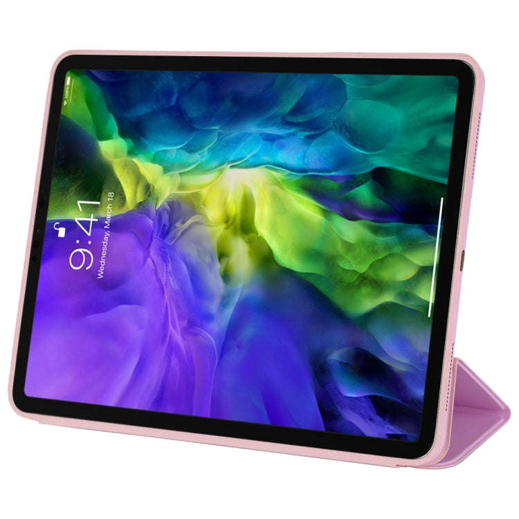 3-fold Horizontal Flip Smart Leather Case with Sleep / Wake-up Function & Holder, For iPad Pro 11...