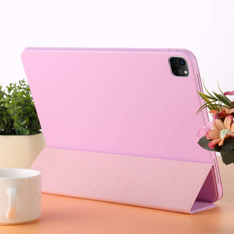 3-fold Horizontal Flip Smart Leather Case with Sleep / Wake-up Function & Holder, For iPad Pro 11...