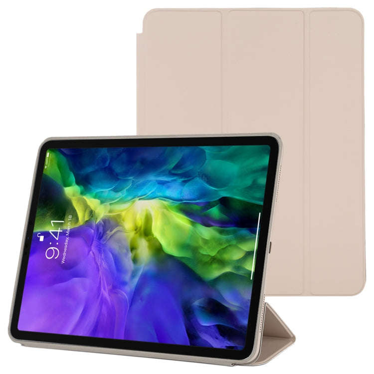3-fold Horizontal Flip Smart Leather Case with Sleep / Wake-up Function & Holder, For iPad Pro 11...