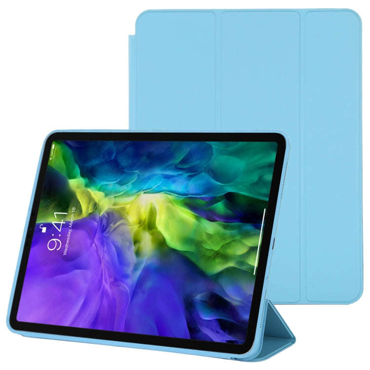 3-fold Horizontal Flip Smart Leather Case with Sleep / Wake-up Function & Holder, For iPad Pro 11...
