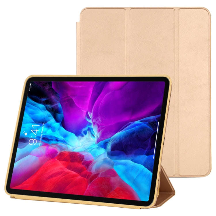 3-fold Horizontal Flip Smart Leather Case with Sleep / Wake-up Function & Holder, For iPad Pro 11...