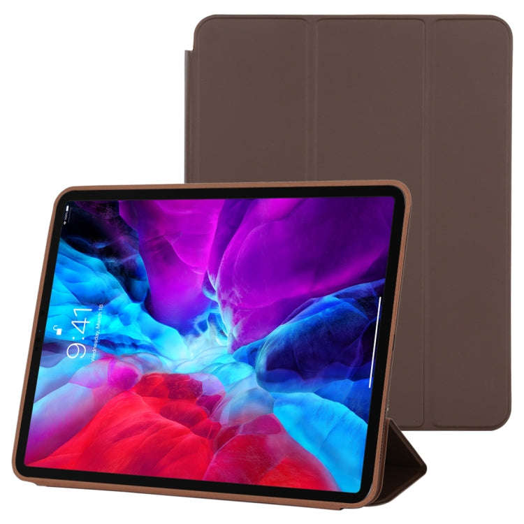 3-fold Horizontal Flip Smart Leather Case with Sleep / Wake-up Function & Holder, For iPad Pro 11...
