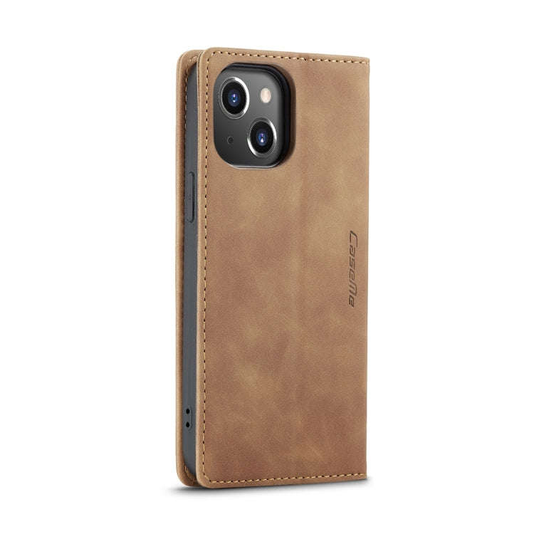 CaseMe-013 Multifunctional Retro Frosted Leather Phone Case, For iPhone 14, For iPhone 14 Plus, F...