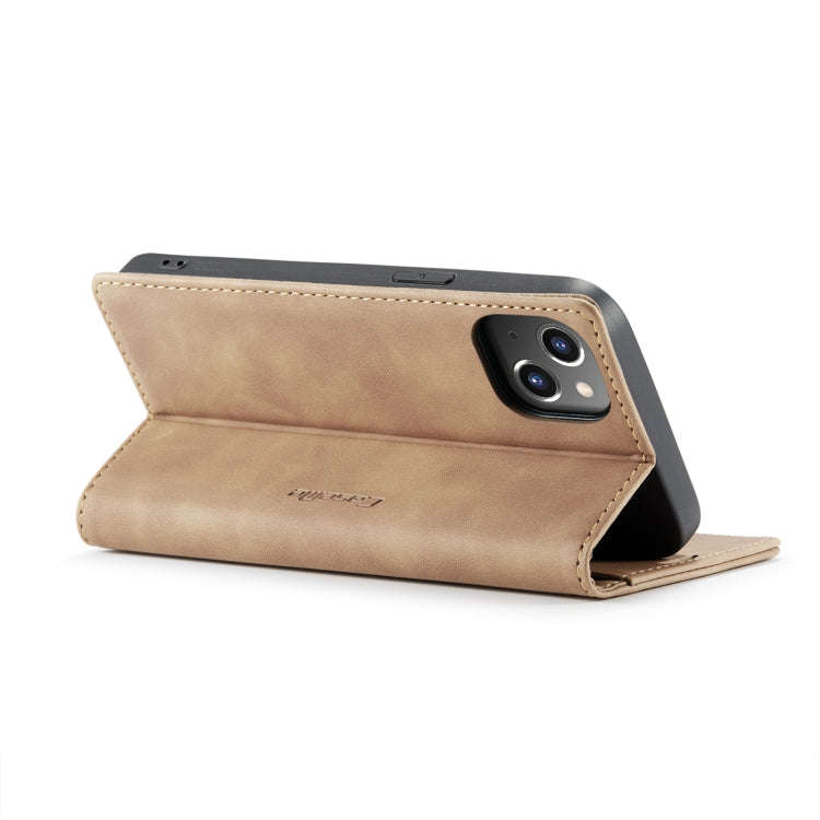CaseMe-013 Multifunctional Retro Frosted Leather Phone Case, For iPhone 14, For iPhone 14 Plus, F...