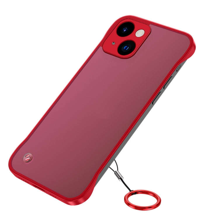 Metal Lens Frosted Finger Ring Strap Phone Case, For iPhone 14, For iPhone 14 Plus, For iPhone 14...