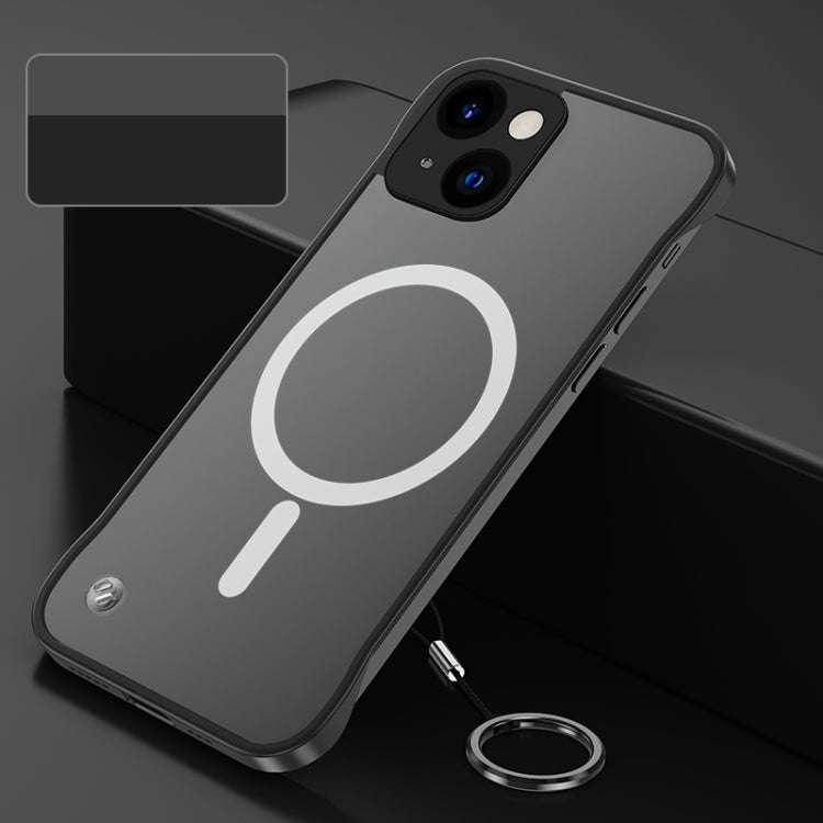 Metal Lens Frosted Magsafe Phone Case, For iPhone 14, For iPhone 14 Plus, For iPhone 14 Pro, For ...