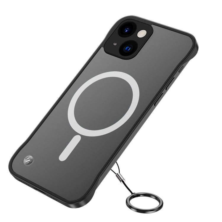 Metal Lens Frosted Magsafe Phone Case, For iPhone 14, For iPhone 14 Plus, For iPhone 14 Pro, For ...