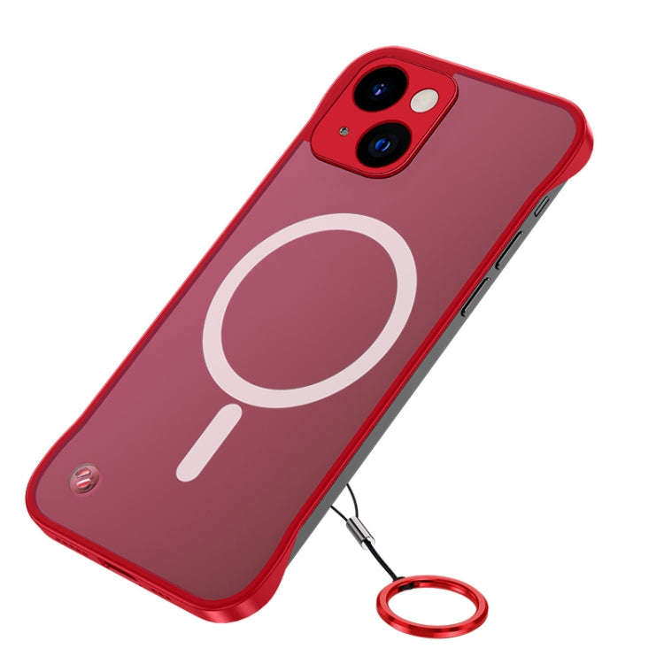 Metal Lens Frosted Magsafe Phone Case, For iPhone 14, For iPhone 14 Plus, For iPhone 14 Pro, For ...