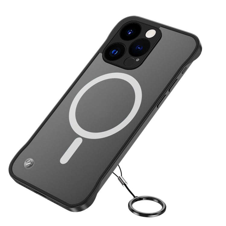 Metal Lens Frosted Magsafe Phone Case, For iPhone 14, For iPhone 14 Plus, For iPhone 14 Pro, For ...