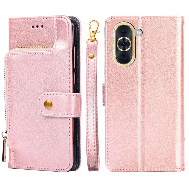 Zipper Bag Leather Phone Case, For OPPO A57 4G 2022, For OPPO Reno7 A JP Version, For Huawei nova...