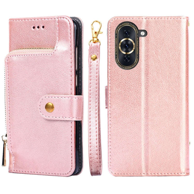 Zipper Bag Leather Phone Case, For OPPO A57 4G 2022, For OPPO Reno7 A JP Version, For Huawei nova...