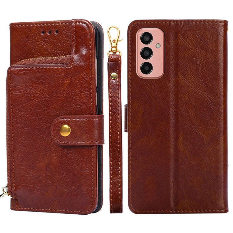 Zipper Bag Leather Phone Case, For OPPO A57 4G 2022, For OPPO Reno7 A JP Version, For Huawei nova...