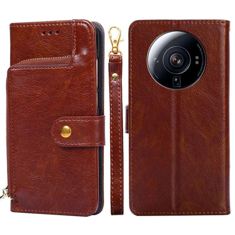 Zipper Bag Leather Phone Case, For OPPO A57 4G 2022, For OPPO Reno7 A JP Version, For Huawei nova...