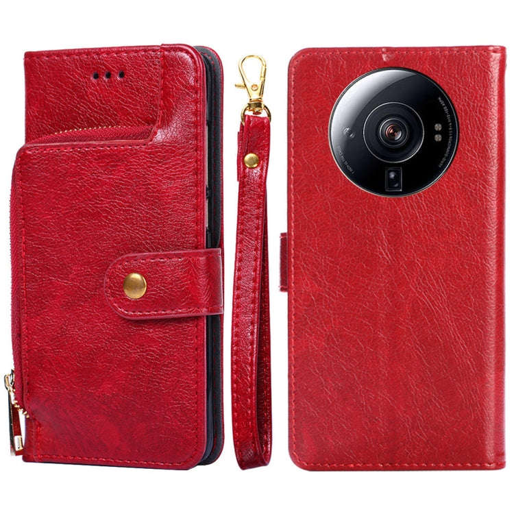 Zipper Bag Leather Phone Case, For OPPO A57 4G 2022, For OPPO Reno7 A JP Version, For Huawei nova...
