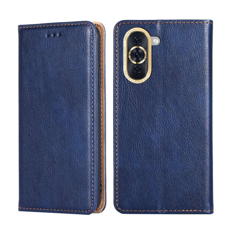 Gloss Oil Solid Color Magnetic Flip Leather Phone Case, For OPPO A57 4G 2022, For OPPO Reno7 A JP...