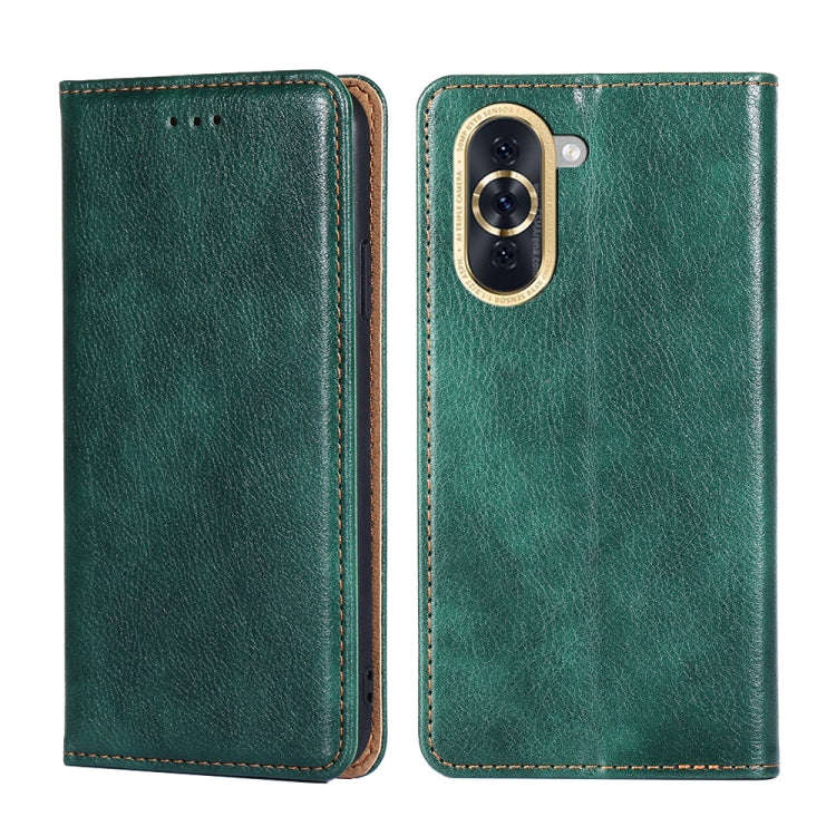Gloss Oil Solid Color Magnetic Flip Leather Phone Case, For OPPO A57 4G 2022, For OPPO Reno7 A JP...
